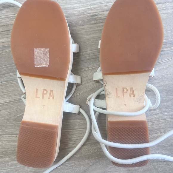 Lace Up Clog Sandal | LPA - Picture 4 of 4